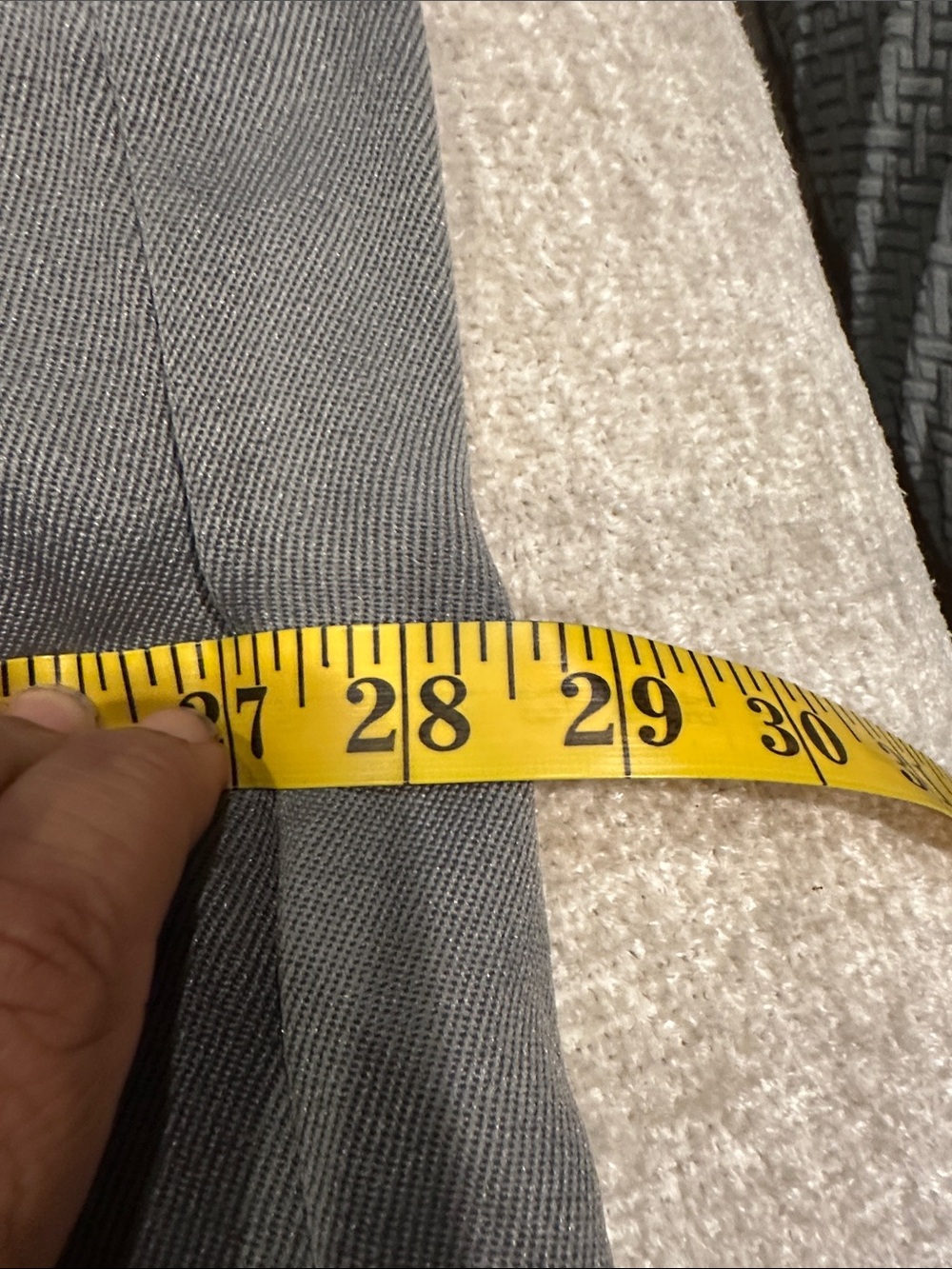 Gray Garment Storage Bag with Drawstring Closure - Picture 3 of 3